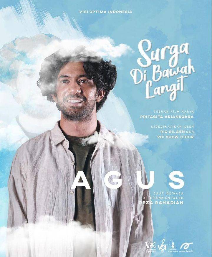 Potret Reza Rahardian sebagai Agus saat Dewasa (instagram.com/filmsurgadibawahlangit)