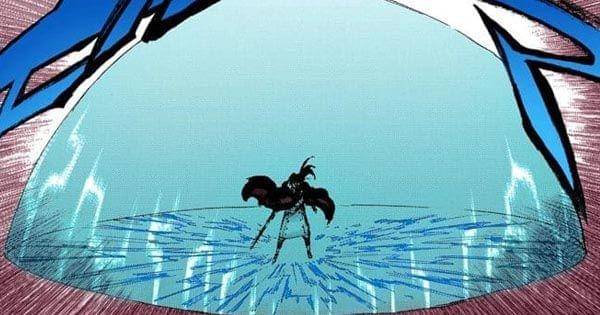 Yhwach mengeluarkan Blut Vene Anhaben ( Dok. Shueisha / Bleach )