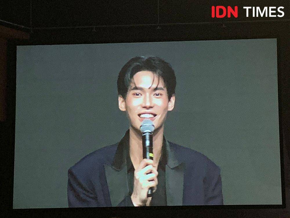 Fan Meeting Win Metawin di Kasablanka Hall, Jakarta pada Sabtu (11/2/2023) (IDN Times/Rafifa Shabira)