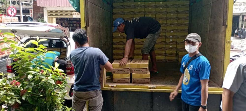 Operasi Pasar di sejumlah titik di Surabaya. (Dok. Diskominfo Kota Surabaya).