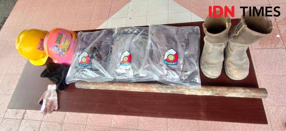 pekerja proyek refinery development master plan (RDMP) kilang Pertamina Balikpapan inisial WD (33) dilaporkan tewas dianiaya sesama rekannya, Sabtu (11/2/2023). (IDN Times/Hilmansyah)