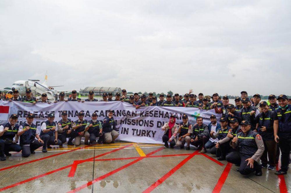 Kementerian Kesehatan mengirimkan tim medis dan logistik kesehatan ke Suriah/ dok kemenkes