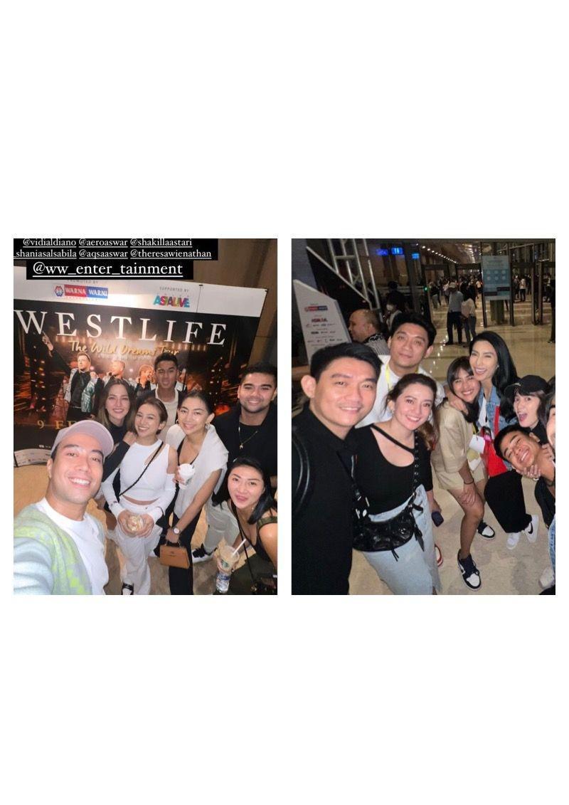 10 Potret Artis Nonton Konser Westlife di Jakarta, Nostalgia Remaja