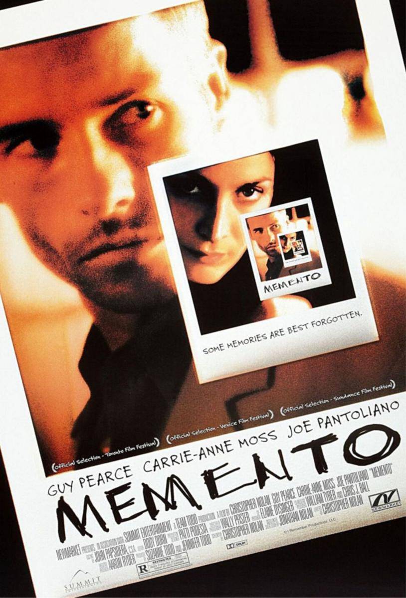poster film Memento (dok. Newmarket Films/Memento)