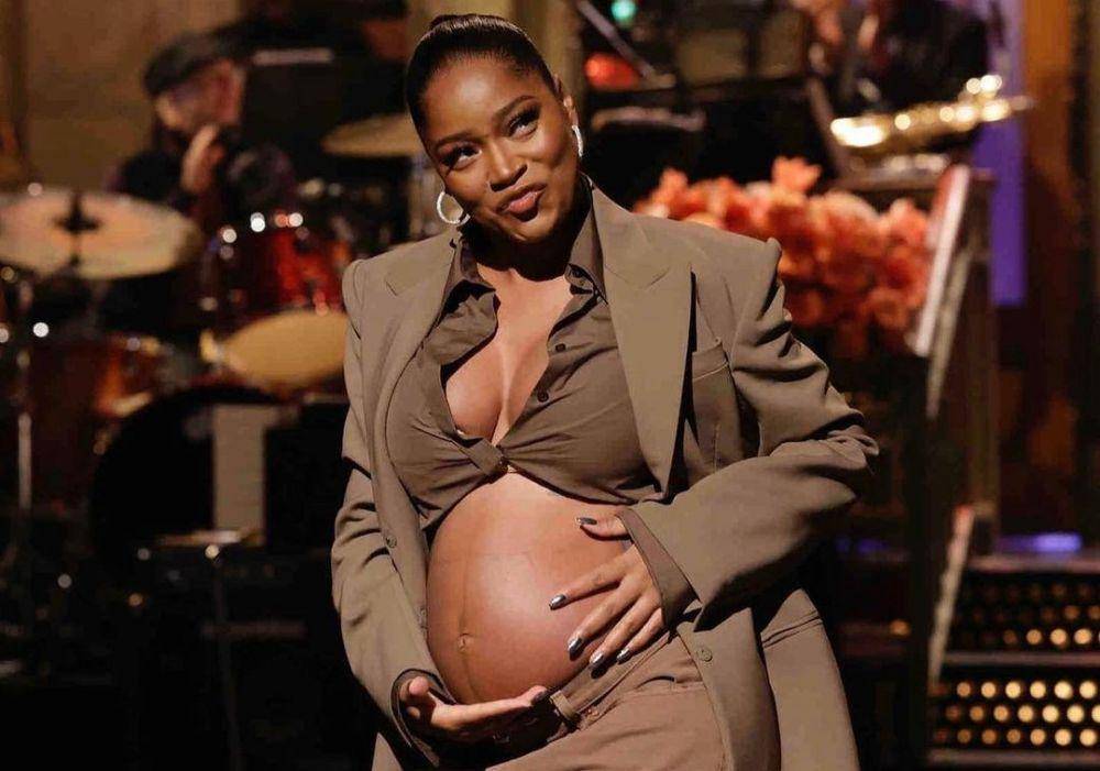 Keke Palmer saat mengumumkan kehamilannya. (instagram.com/keke)