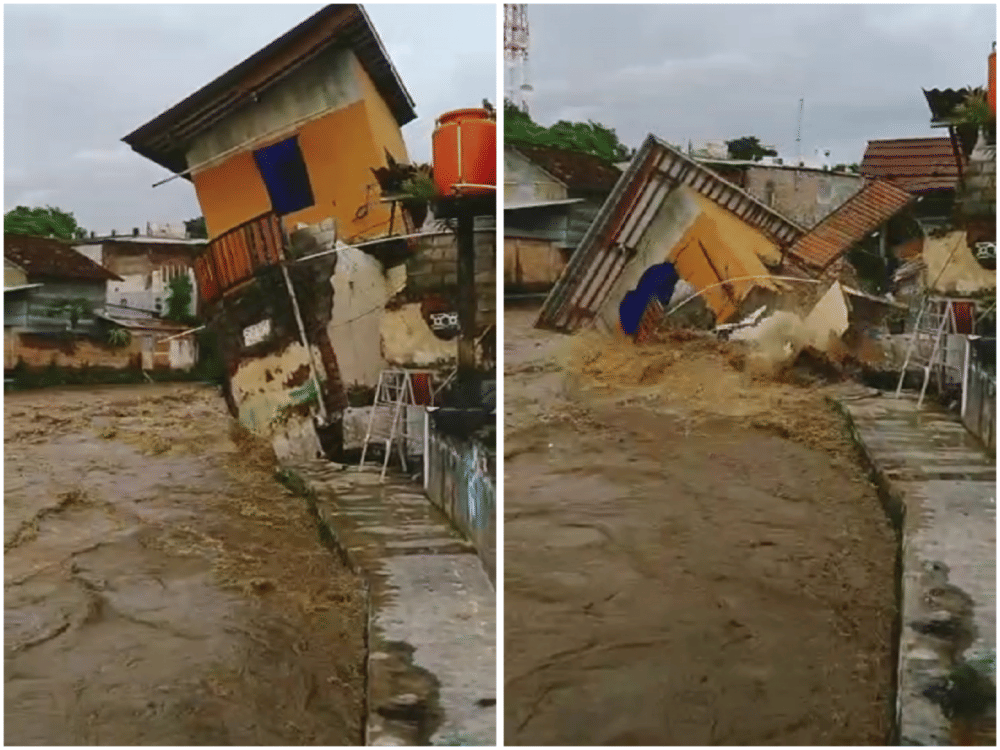 Rumah Warga Banyuwangi Lenyap Tergerus Banjir