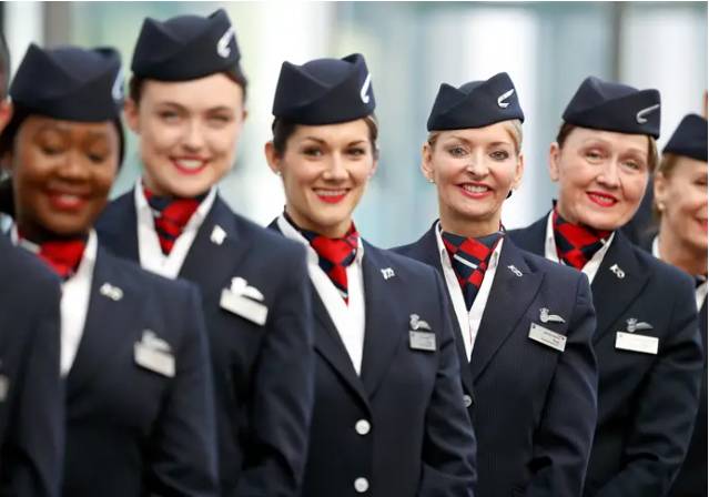 Seragam lama maskapai British Airways (dok. British Airways)