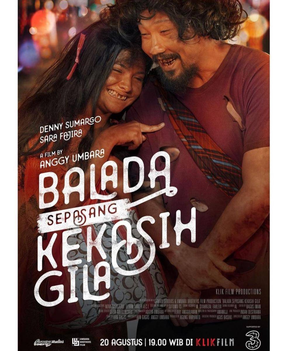 poster film Balada Sepasang Kekasih Gila (doc. KlikFilm Productions/Balada Sepasang Kekasih Gila)