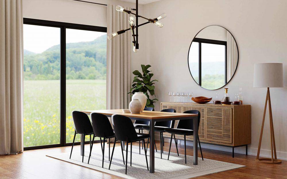 inspirasi desain interior di ruang makan (unsplash.com/Spacejoy)