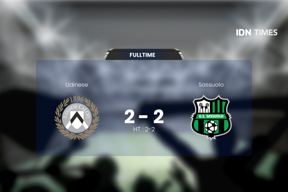 Duel Udinese Vs Sassuolo Berakhir Antiklimaks