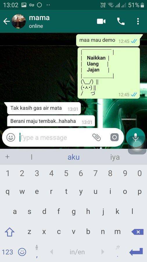 chat lucu minta naikkin uang jajan (twitter.com/bitjclicious)