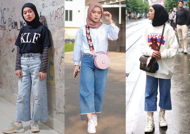 9 Ide Daily Outfit dengan Celana Jeans ala Lesti Kejora