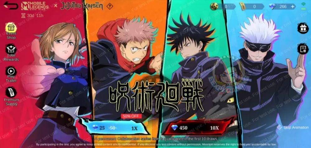 JJK dan ML kolaborasi. (dok. Moonton/Mobile Legends)