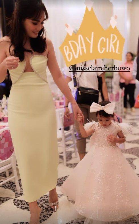 ulang tahun Claire (Instagram.com/shandyaulia)