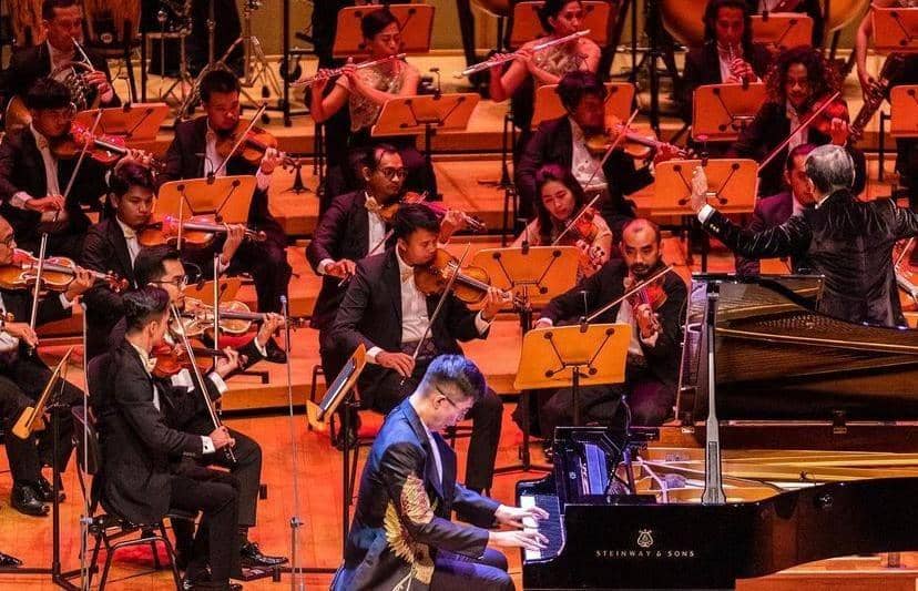 Norman saat mengikuti konser di Singapura. (Dok. Pribadi)