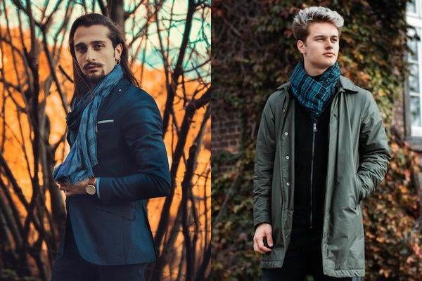 9 Ide Padu Padan Scarf untuk Cowok, Tampil Hangat dan Kece!