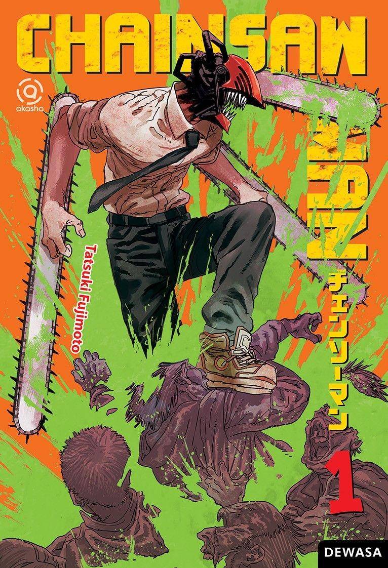 Cover Chainsaw Man dari lini Akasha m&c. (Dok. m&c/Chainsaw Man)