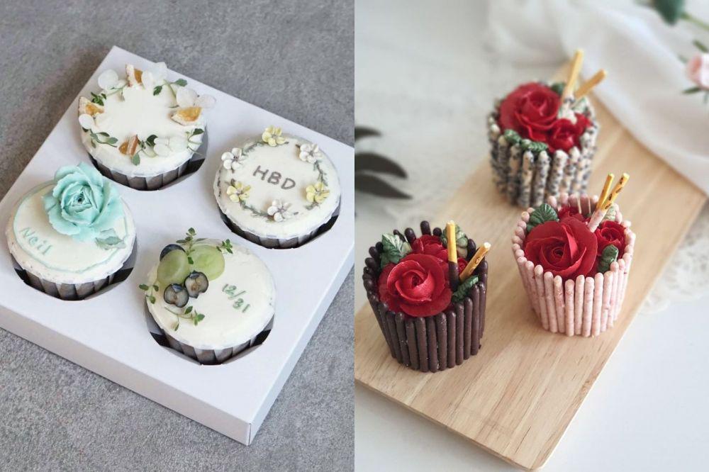 11 Inspirasi Desain Cupcake Estetik untuk Hadiah Ulang Tahun