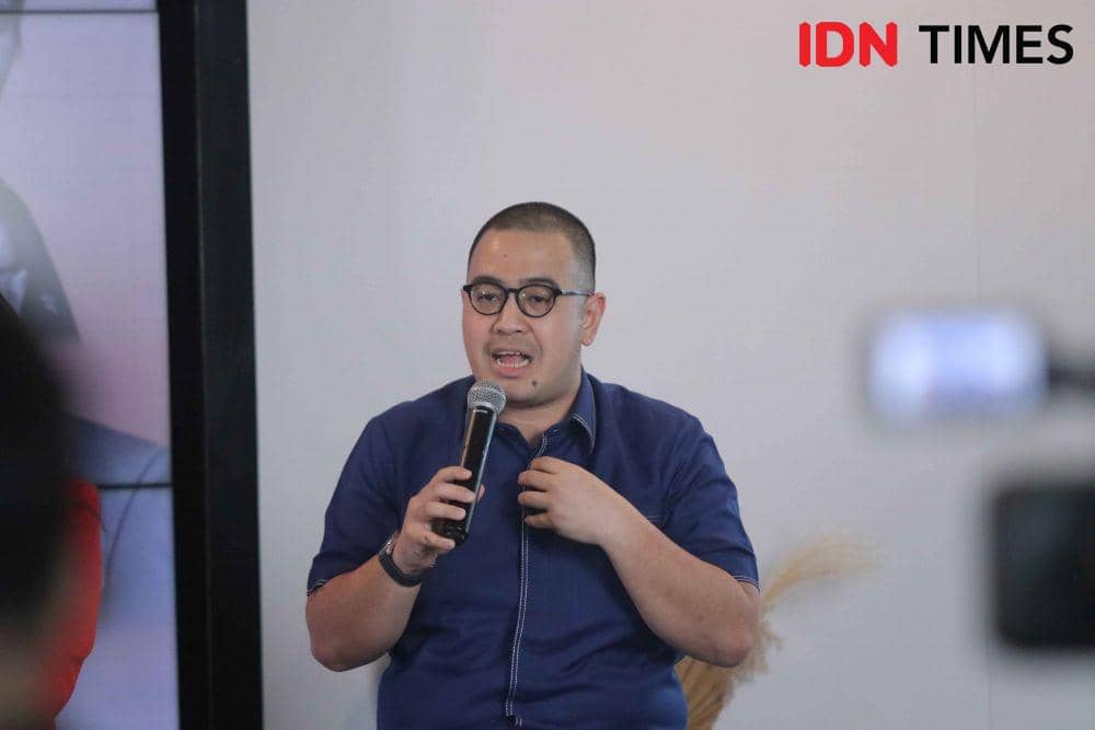 Talkshow "Milenial dan Gen Z Kunci Kemenangan di Pemilu 2024" by IDN Times pada Senin (13/2/2023). (IDN Times/Tata Firza)
