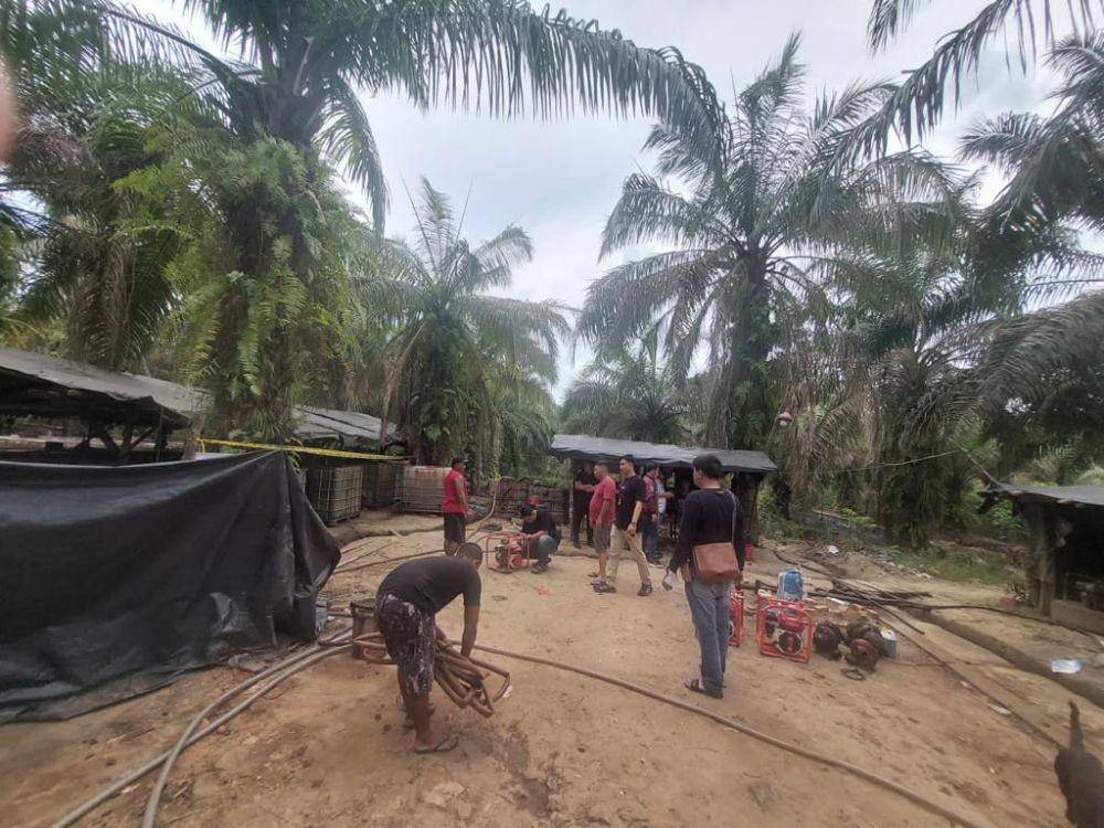 Barang bukti hasil ilegal driling yang diamankan Polda Sumsel (Dok: istimewa)