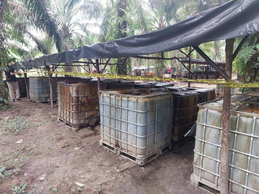 Barang bukti hasil ilegal driling yang diamankan Polda Sumsel (Dok: istimewa)