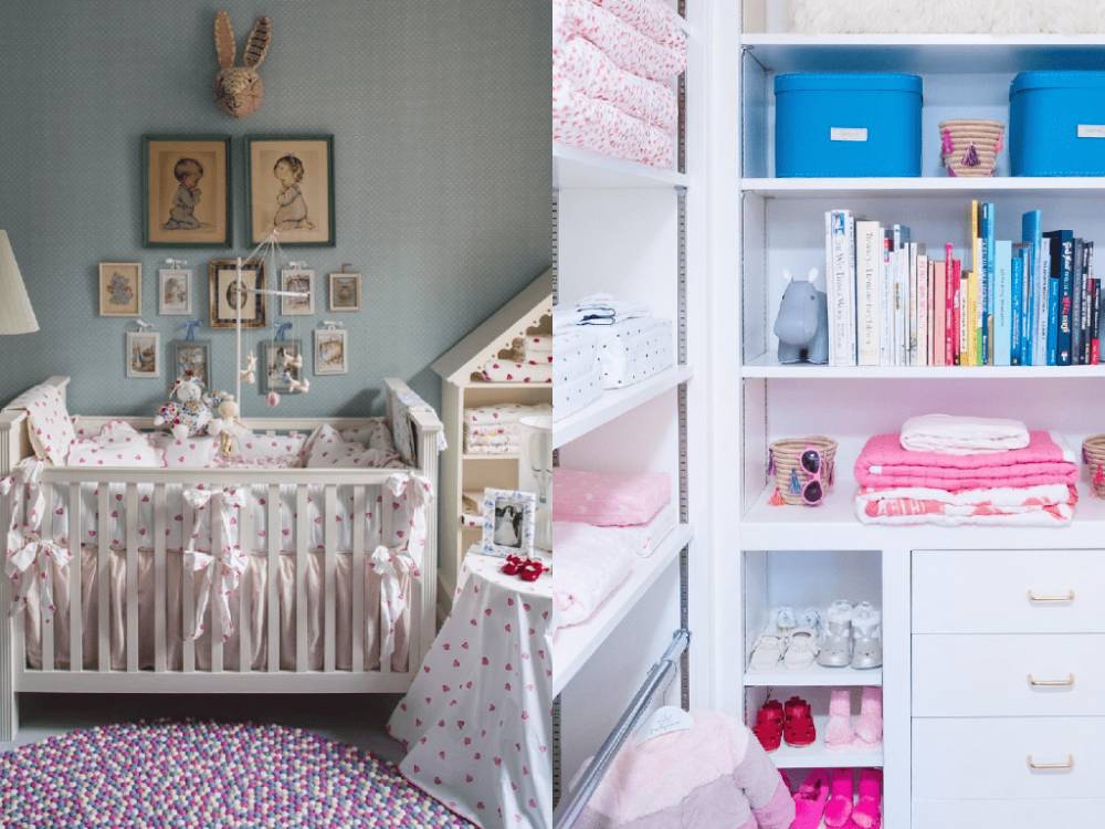 Inspirasi furnitur kamar anak artis Hollywood (instagram.com/nickyhilton | instagram.com/thehomeedit)