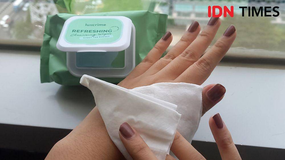 Luxcrime hadirkan Luxcrime Intensive Cleansing Series sebagai pembersih wajah dan makeup. (IDN Times/Aprodithe Kyrie)