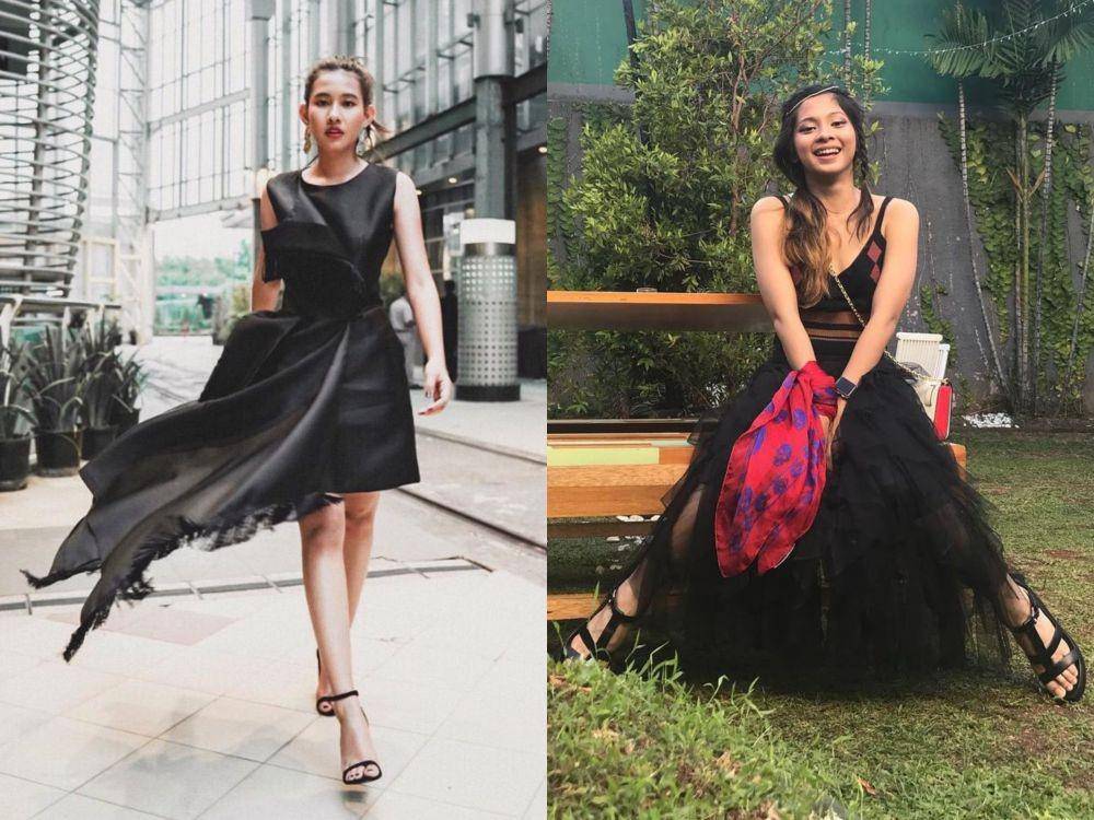 Adu gaya OOTD Shenina Cinnamon vs. Nala Amrytha (instagram.com/shenacinnamon | instagram.com/nalaamrytha)