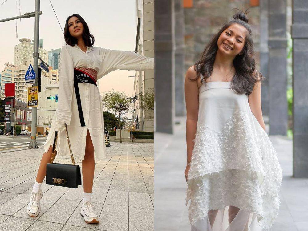 Adu gaya OOTD Shenina Cinnamon vs. Nala Amrytha (instagram.com/shenacinnamon | instagram.com/nalaamrytha)