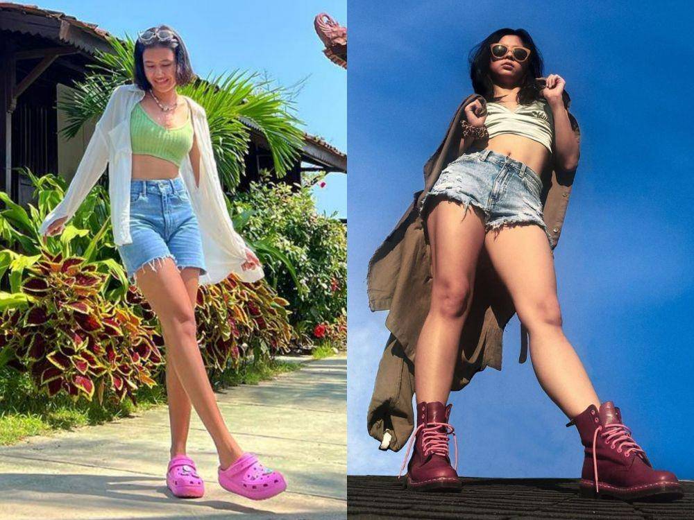 Adu gaya OOTD Shenina Cinnamon vs. Nala Amrytha (instagram.com/shenacinnamon | instagram.com/nalaamrytha)