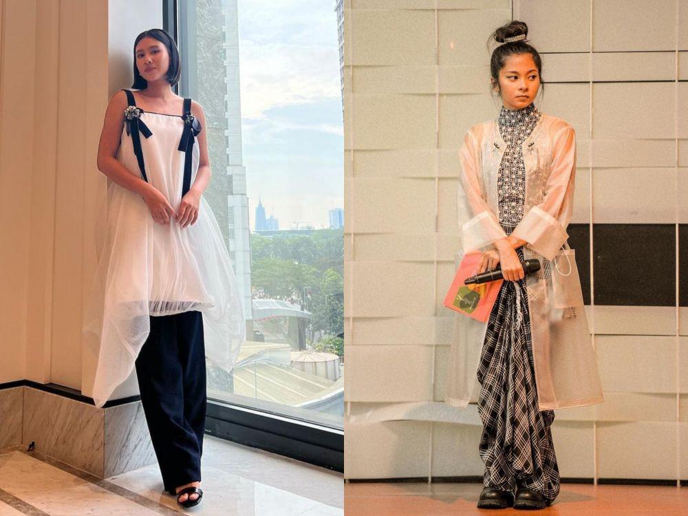 9 Adu Gaya OOTD Pemeran Dear David, Shenina Cinnamon vs. Nala Amrytha