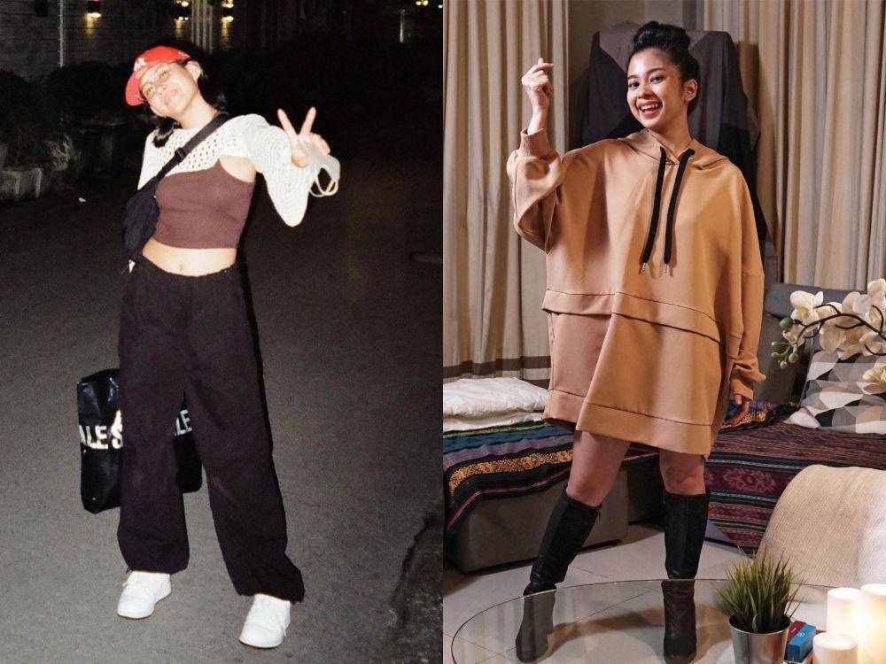 Adu gaya OOTD Shenina Cinnamon vs. Nala Amrytha (instagram.com/shenacinnamon | instagram.com/nalaamrytha)