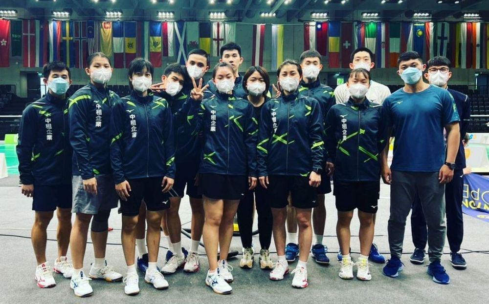 Skuad Badminton Taiwan di Kejuaraan Beregu Campuran Asia 2023