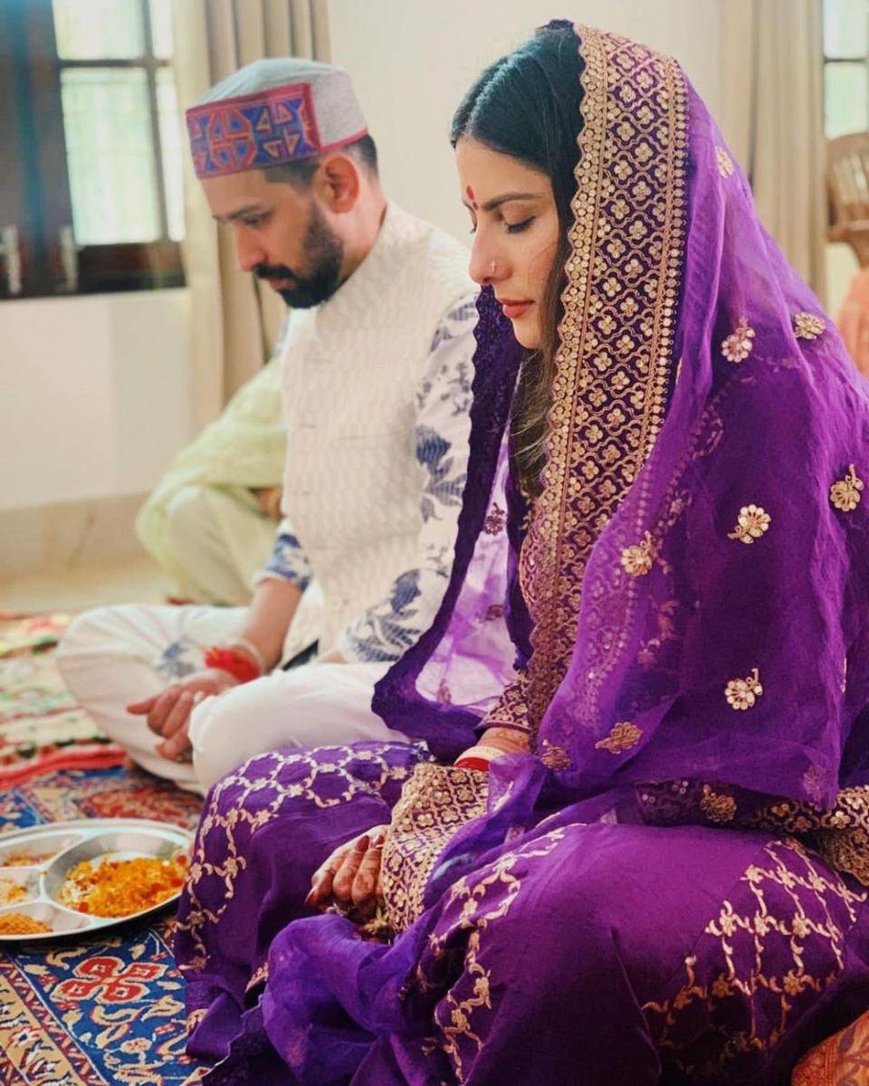 Vikrant Massey dan istri (instagram.com/sheetalthakur)