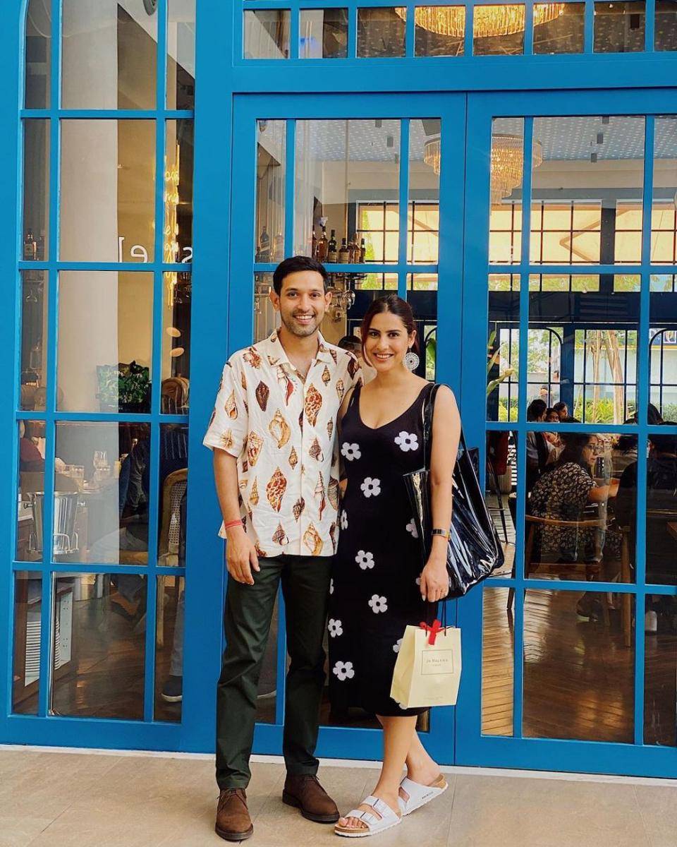Vikrant Massey dan istri (instagram.com/sheetalthakur)