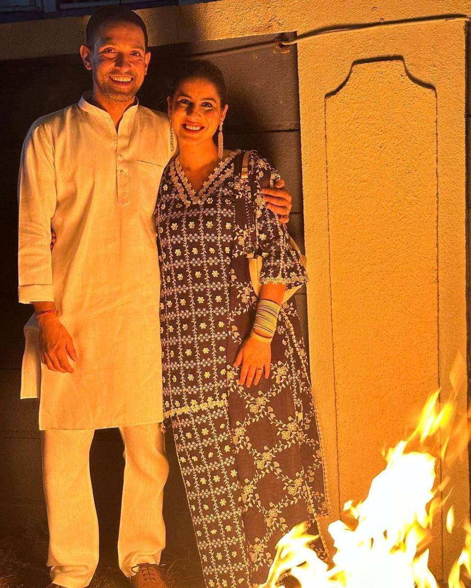 Vikrant Massey dan istri (instagram.com/sheetalthakur)
