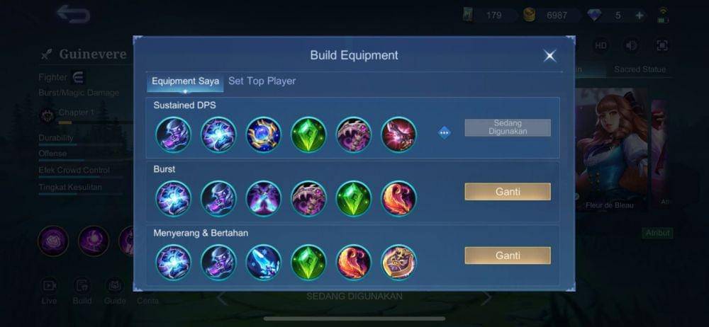 Build Guinevere (dok. Moonton/Mobile Legends)