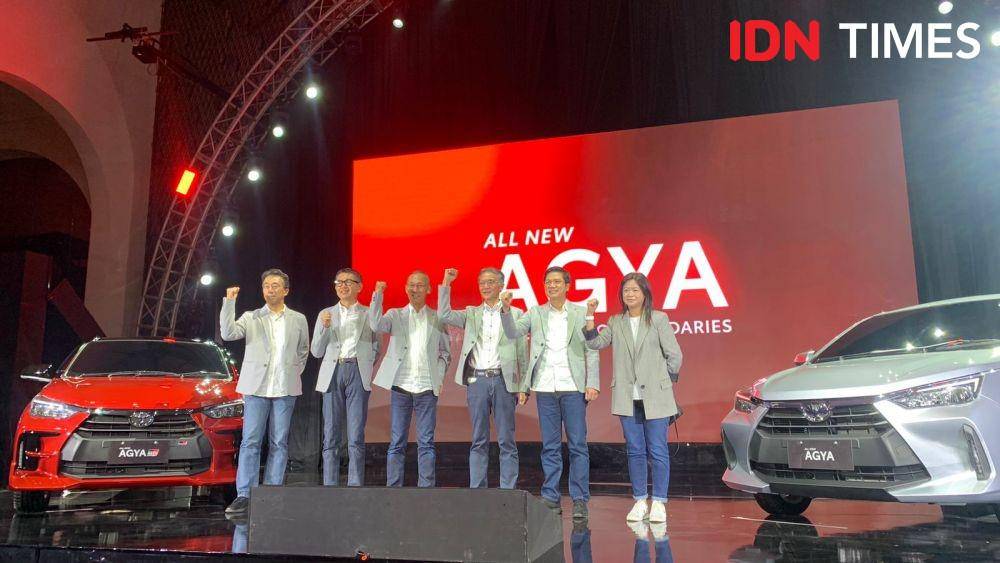 PT Toyota-Astra Motor (TAM), merilis All New Toyota Agya 2023 hari ini (13/2/2023) (IDN Times/Fadhliansyah)