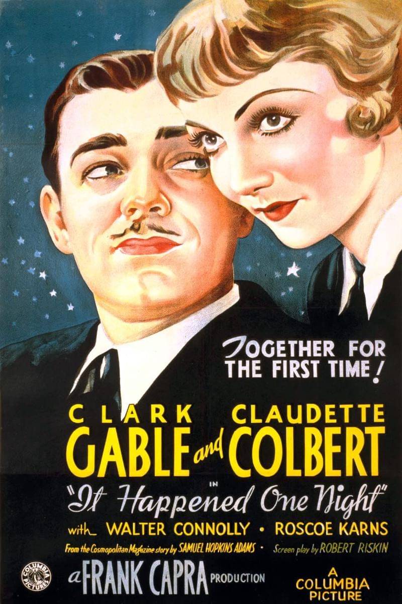 poster film It Happened One Night (dok. Columbia Pictures/It Happened One Night)