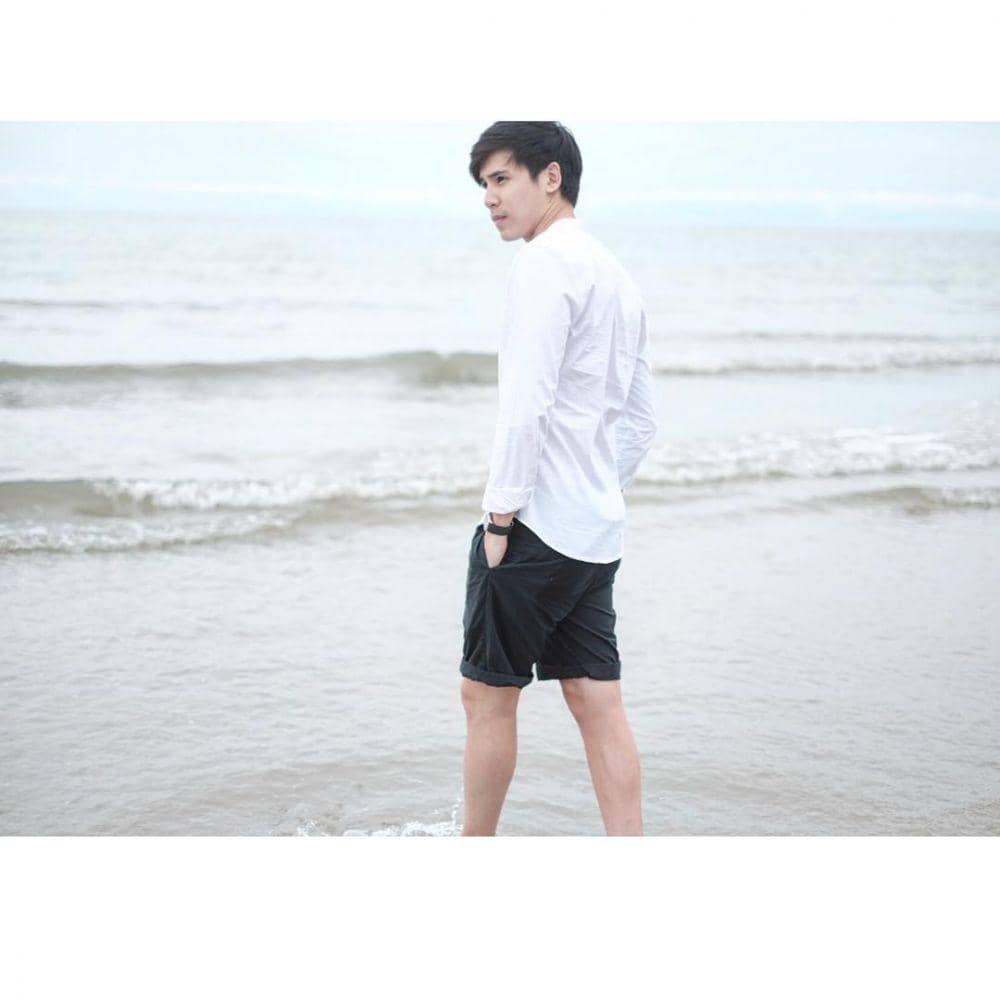 mix and match kemeja dan celana pendek ala Jes Jespipat (instagram.com/jesjpp)