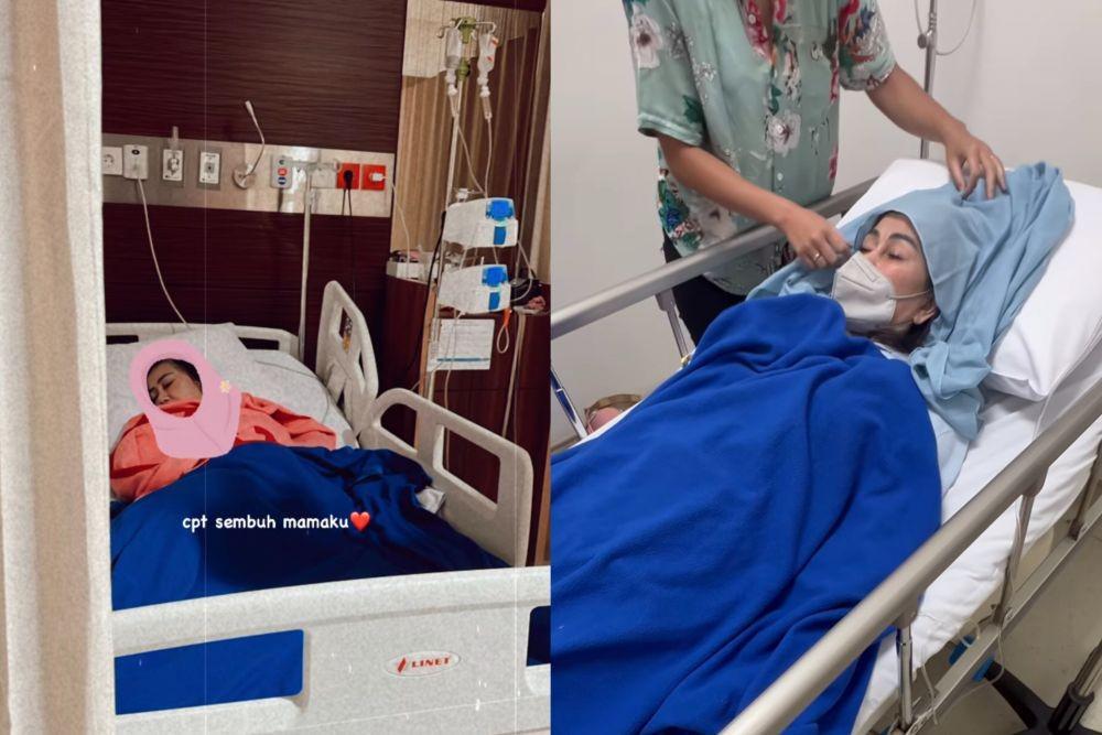 Mama Amy Sakit, 9 Potret Keadaannya Saat Dirawat di Rumah Sakit