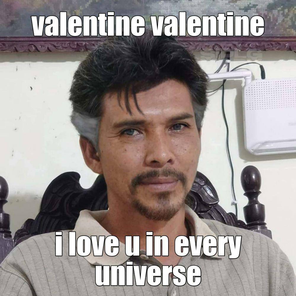 meme cinta gak cuma Valentine (twitter.com/sipalingmarvel)