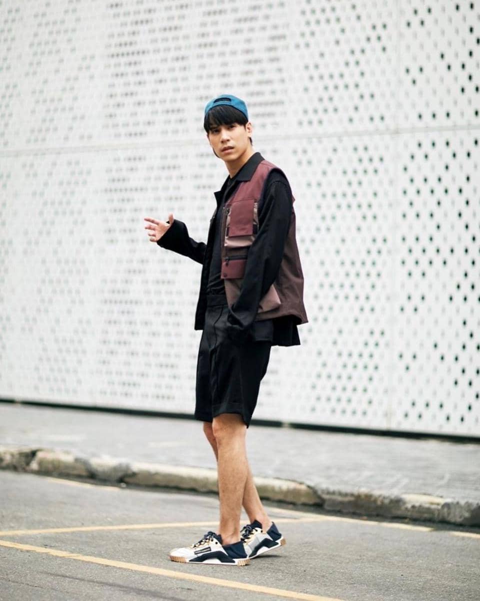 mix and match kemeja dan celana pendek ala Jes Jespipat (instagram.com/jesjpp)