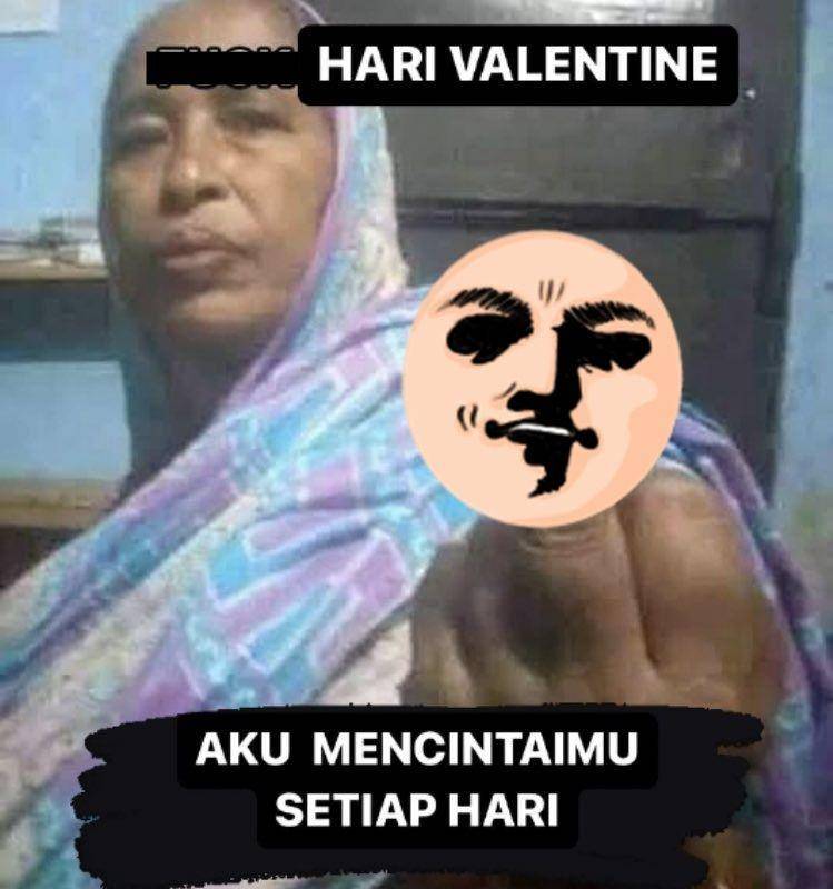 meme cinta gak cuma Valentine (twitter.com/alpokatmentega)