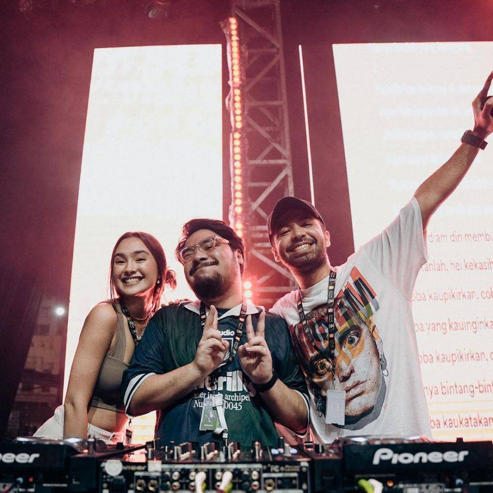 potret Hassan Alaydrus di festival musik (instagram.com/hassanalaydrus)