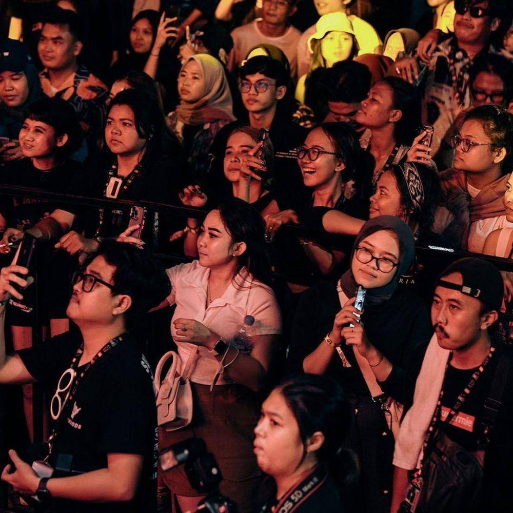 potret Hassan Alaydrus di festival musik (instagram.com/hassanalaydrus)