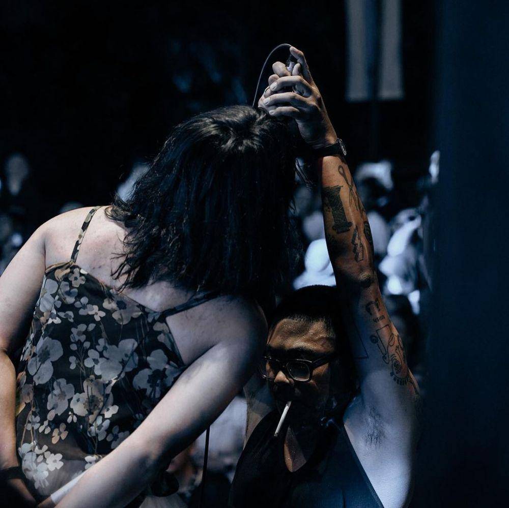 potret Hassan Alaydrus di festival musik (instagram.com/hassanalaydrus)