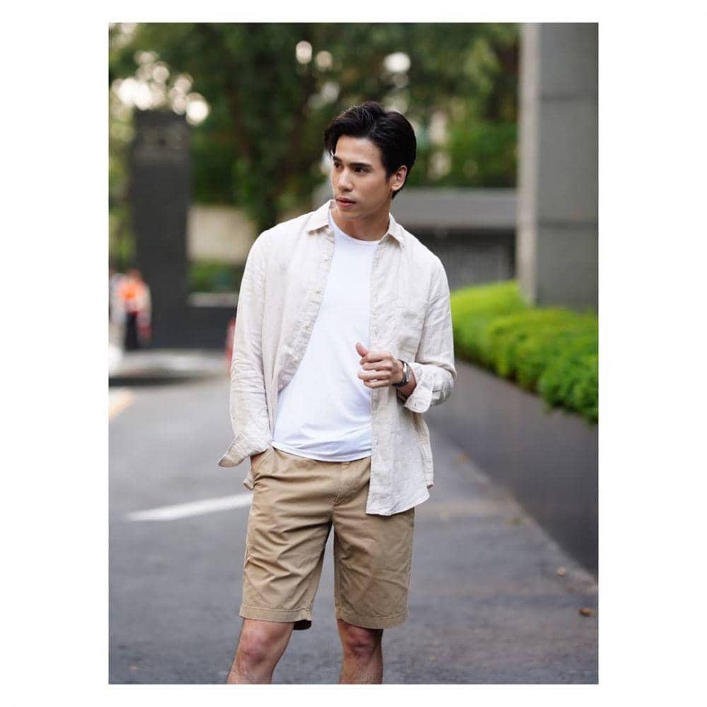 mix and match kemeja dan celana pendek ala Jes Jespipat (instagram.com/jesjpp)