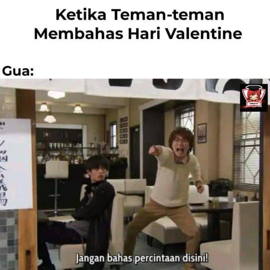 meme cinta gak cuma Valentine (facebook.com/ahmad.kurnia.503)