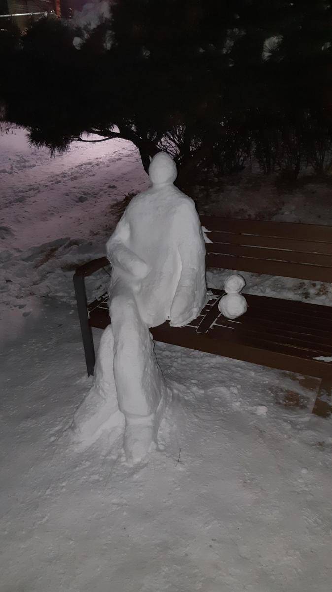 potret orang menikmati salju (reddit.com/r/mildlyinteresting)